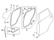Diagram for Mitsubishi Body Mount Hole Plug - MU670001