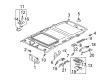 Diagram for Mitsubishi Endeavor Sun Visor - MN134780HB
