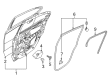 Diagram for Mitsubishi Mirage G4 Weather Strip - 5755A281