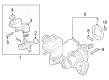 Diagram for Mitsubishi Brake Booster - 4630A547
