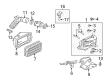 Diagram for Mitsubishi Air Filter - MZ690445