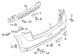 Diagram for Mitsubishi Bumper Reflector - 8355A014