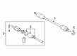 Diagram for Mitsubishi Outlander PHEV CV Boot - 3717A028