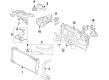 Diagram for Mitsubishi Engine Cooling Fan - 1355A103