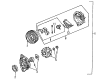 Diagram for Mitsubishi Alternator Bearing - MD611928