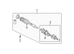Diagram for Mitsubishi Galant Axle Shaft - MR196740