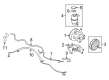 Diagram for Mitsubishi Alternator Bracket - 1801A098