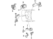 Diagram for Mitsubishi Galant Engine Mount - MB309504