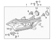 Diagram for Mitsubishi Outlander Daytime Running Lights - 8301C979
