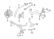 Diagram for Mitsubishi Power Steering Hose - MR418484