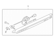Diagram for Mitsubishi Outlander Third Brake Light - 8334A008
