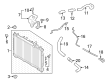 Diagram for Mitsubishi Eclipse Cross Radiator - 21410W220P