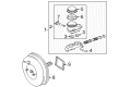 Diagram for Mitsubishi Brake Master Cylinder - 4625A191