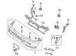 Diagram for Mitsubishi Montero Sport Grille - MR496692