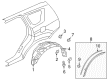 Diagram for Mitsubishi Outlander Wheelhouse - 5370C005