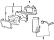 Diagram for Mitsubishi Mighty Max Headlight - 8301B226