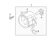 Diagram for Mitsubishi Fog Light Bulb - MS820983
