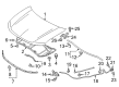 Diagram for Mitsubishi Hood Hinge - MN175242
