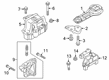 Diagram for Mitsubishi Engine Mount - 1091A381