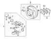 Diagram for Mitsubishi Brake Booster - 4630A140