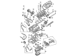 Diagram for Mitsubishi Timing Belt - MD307487