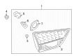 Diagram for Mitsubishi Outlander Tail Light Lens - 8331A165