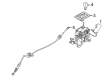 Diagram for Mitsubishi Shift Cable - 2430A253