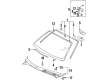 Diagram for Mitsubishi Endeavor Weather Strip - MB419223