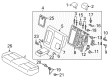 Diagram for Mitsubishi Outlander Sport Seat Covers - 6902B057XB