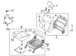 Diagram for Mitsubishi Outlander Sport Seat Covers - 6901D663XA
