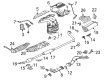 Diagram for Mitsubishi Exhaust Pipe - 1570A916