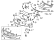 Diagram for Mitsubishi Headlight Screws - MU000716