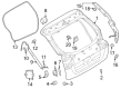 Diagram for Mitsubishi Lift Support - 90561W010P