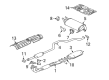 Diagram for Mitsubishi Exhaust Pipe - MN156598