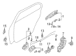 Diagram for Mitsubishi Lancer Interior Door Handle - 5716A172YB