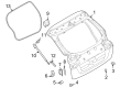 Diagram for Mitsubishi Lift Support - 90461W060P