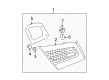 Diagram for Mitsubishi Galant Tail Light Lens - 8330A414