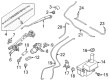 Diagram for Mitsubishi Windshield Wiper - MR339994