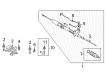 Diagram for Mitsubishi Rack And Pinion - 4410A006