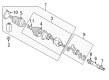 Diagram for Mitsubishi Outlander CV Boot - MN156832