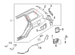 Diagram for Mitsubishi Fuel Door Release Cable - MR487761