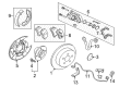 Diagram for Mitsubishi Brake Dust Shields - MR569384