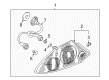 Diagram for Mitsubishi Tail Light Lens - MR496327