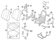 Diagram for Mitsubishi Eclipse Cross Seat Covers - 87620W762P