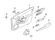 Diagram for Mitsubishi Outlander Armrest - MR975154YD