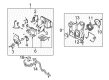 Diagram for Mitsubishi Blower Motor Resistor - MR398863