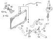 Diagram for Mitsubishi Radiator - MZ690919