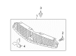 Diagram for Mitsubishi Eclipse Grille - 7450A559