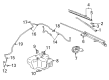 Diagram for Mitsubishi Wiper Arm - MR971004