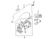 Diagram for Mitsubishi Eclipse Emblem - MR987751